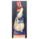 Jim Shore Heartwood Creek Stars and Stripes Salute Figurine