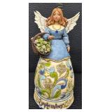 Jim Shore Heartwood Creek Angels with Baskets of Flowers Figurines