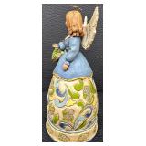 Jim Shore Heartwood Creek Angels with Baskets of Flowers Figurines