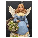 Jim Shore Heartwood Creek Angels with Baskets of Flowers Figurines