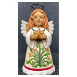 Jim Shore Heartwood Creek Christmas Ornament and Angel Figurine