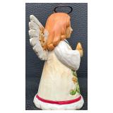 Jim Shore Heartwood Creek Christmas Ornament and Angel Figurine