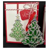 Lenox Merry and Bright Assorted Ornaments - Lot of Four