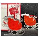 Lenox Merry and Bright Assorted Ornaments - Lot of Four