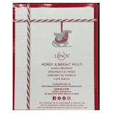 Lenox Merry and Bright Assorted Ornaments - Lot of Four