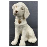 Lenox Puppy with Gold Heart Collar