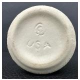 Vintage MCM China Craft Splatter Bud Vase