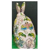 Lovely Chinese Cloisonné Style Rabbit with Box
