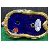 Lovely Chinese Cloisonné Style Rabbit with Box