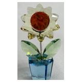 Swarovski Crystal Happy Flower "Sunflower" Figurine with Box