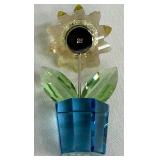 Swarovski Crystal Happy Flower "Sunflower" Figurine with Box