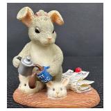 Adorable Charming Tails "Morning Hare" by Fitz and Floyd - Signed by Dean Griff #0002