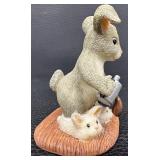 Adorable Charming Tails "Morning Hare" by Fitz and Floyd - Signed by Dean Griff #0002