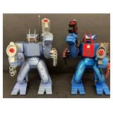 Pair of Vintage 1999 MCA CommandoBot Action Figures