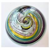 Colorful Swirled Art Glass One Inch Marble