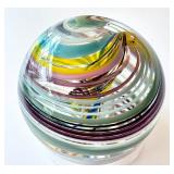Colorful Swirled Art Glass One Inch Marble
