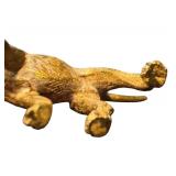 Antique Cold Painted Bronze Miniature Dog Figurine