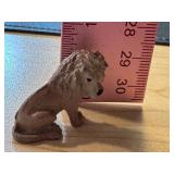 Antique Austrian Cold Painted Bronze Miniature Lion