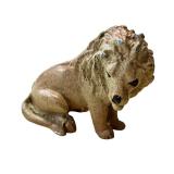 Antique Austrian Cold Painted Bronze Miniature Lion