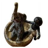 Antique Austrian Cold Painted Bronze Miniature