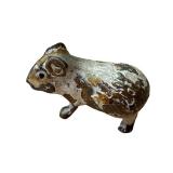 Set of 3 Antique Austrian Cold Painted Bronze Miniatures: Plants and Animals