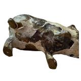 Set of 3 Antique Austrian Cold Painted Bronze Miniatures: Plants and Animals