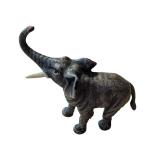 Antique Austrian Cold Painted Bronze Miniature Elephant Figurine