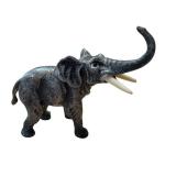 Antique Austrian Cold Painted Bronze Miniature Elephant Figurine