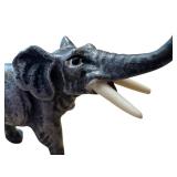 Antique Austrian Cold Painted Bronze Miniature Elephant Figurine