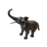Antique Austrian Cold Painted Bronze Miniature Elephant Figurine