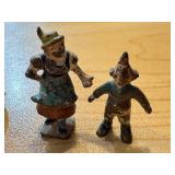 Set of 4 Antique Austrian Cold Painted Bronze Miniatures