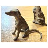 Set of 4 Antique Austrian Cold Painted Bronze Miniatures