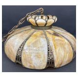 Beautiful Large Hanging Stained Glass Light with Electrical Plug In