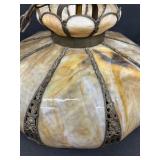 Beautiful Large Hanging Stained Glass Light with Electrical Plug In