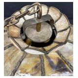 Beautiful Large Hanging Stained Glass Light with Electrical Plug In