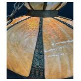 Beautiful Large Hanging Stained Glass Light with Electrical Plug In