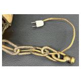 Beautiful Large Hanging Stained Glass Light with Electrical Plug In