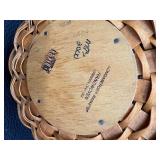 Longaberger October Fields Pumpkin Lidded Basket with Plastic Liner - 2000