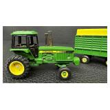 John Deere Farming Equipment Toy Cars with Bonus 1970 Tootsie Toy Seed Spreader