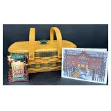 A Trio of Longaberger Christmas Collection Baskets