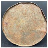 Antique 1920s Rustic The Planters Salted Peanut Tin