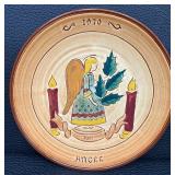 A Sweet Collection of Pennington and Glenview Pottery Stuman Yuletide Plates