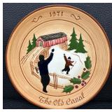 A Sweet Collection of Pennington and Glenview Pottery Stuman Yuletide Plates