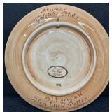 A Sweet Collection of Pennington and Glenview Pottery Stuman Yuletide Plates