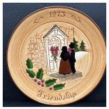 A Sweet Collection of Pennington and Glenview Pottery Stuman Yuletide Plates