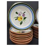 Lovely Vintage Collection of Stangl Fruit and Flowers Pottery