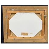 Wheat Stacks #1 by Robert Maione (1932-1987) Oil on Canvas - Signed and Dated 1970