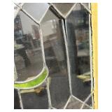 Vintage Stained Glass Window Panel