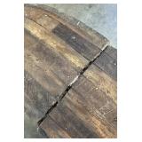 Primitive Wooden 30" Steampunk Mill Industrial Wood Pulley