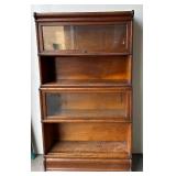 Antique Globe Wernicke Stepback 4 Stack Bookcase